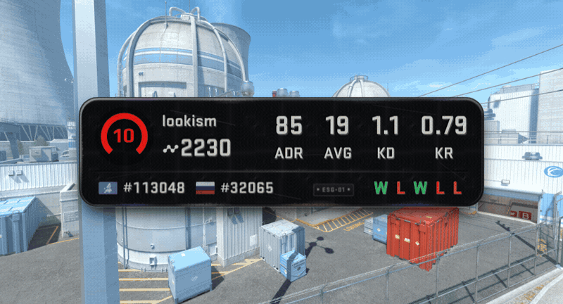 Голографический FACEIT виджет